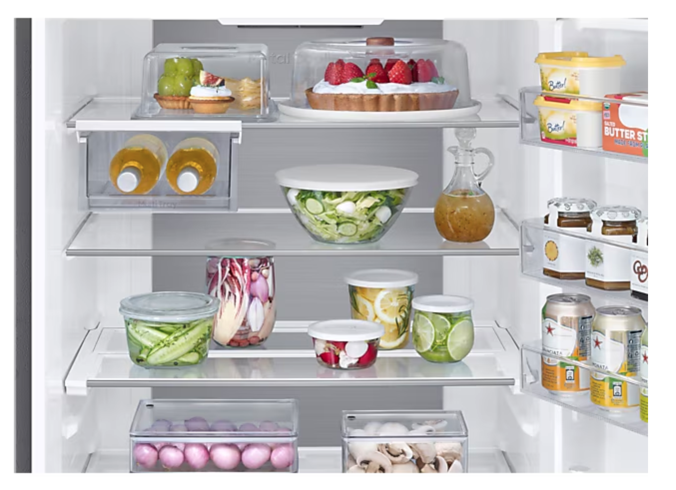 SAMSUNG RB53DG706AS9EF vrijstaande koel-/vriescombinatie - 203cm