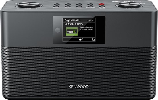 KENWOOD CR-ST85DAB-B Compacte Stereo Radio met DAB+ en Bluetooth Audio - Zwart