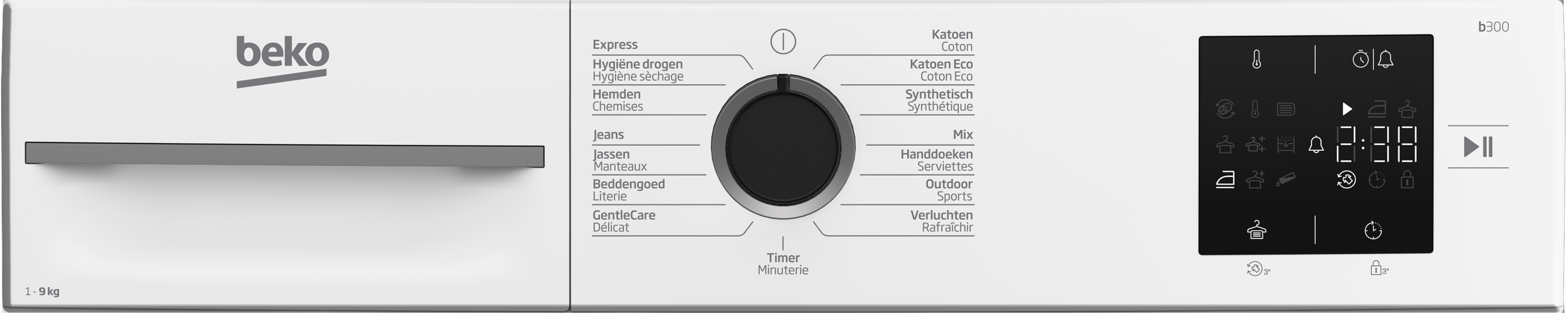 BEKO BM3T3923W droogkast