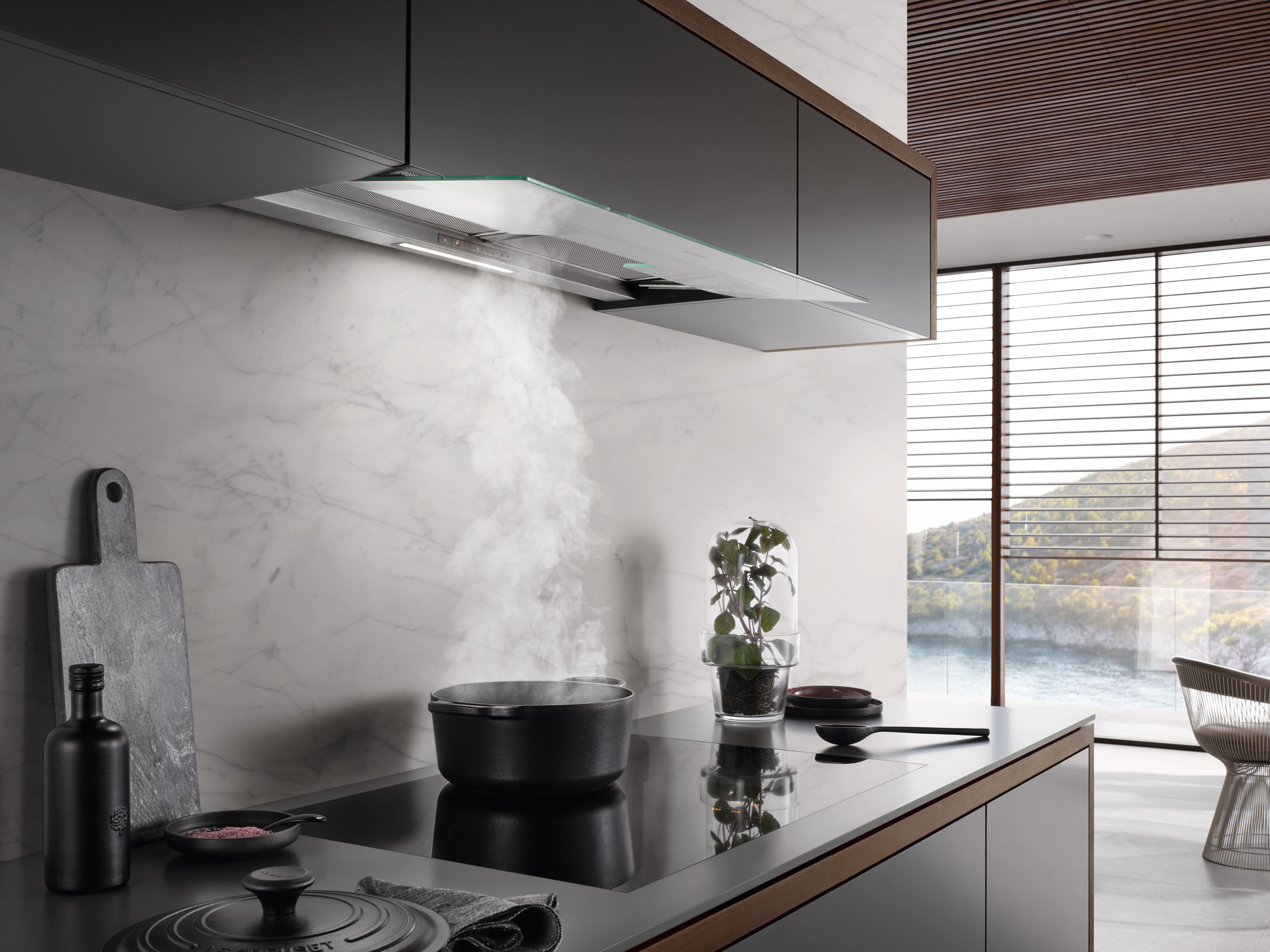 MIELE DAS4940GLTR telescopische dampkap - 90cm