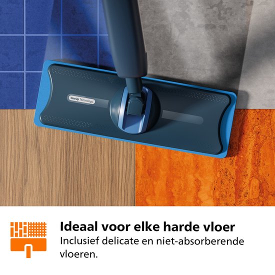 PHILIPS XV5113/01

 OneUp Elektrische Dweil 5000 series - Dweilsysteem - Vloerreiniger - Vuil water opzuigen - 2 standen - 70min dweilen - Geen emmer nodig