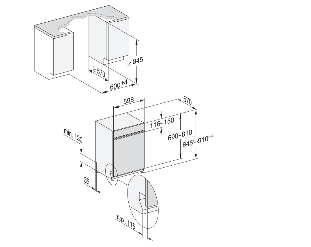 MIELE G7935SCIXXLOBSW vaatwasser met bedieningspaneel MIELE G7935SCIXXLOBSW vaatwasser met bedieningspaneel
