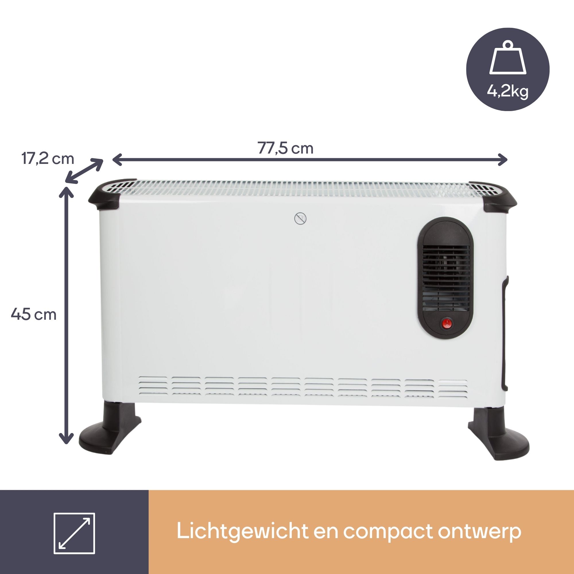 PEREL CH0005 Convectorkachel met drie warmtestanden voor ruimtes tot 75 m³, voor binnen, 3000 W PEREL CH0005 Convectorkachel met drie warmtestanden voor ruimtes tot 75 m³, voor binnen, 3000 W