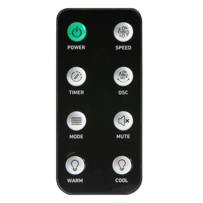 DOMO  DO8153 Kolomventilator met sfeerlicht – 5 snelheden – 4 functies – 105 cm hoogte