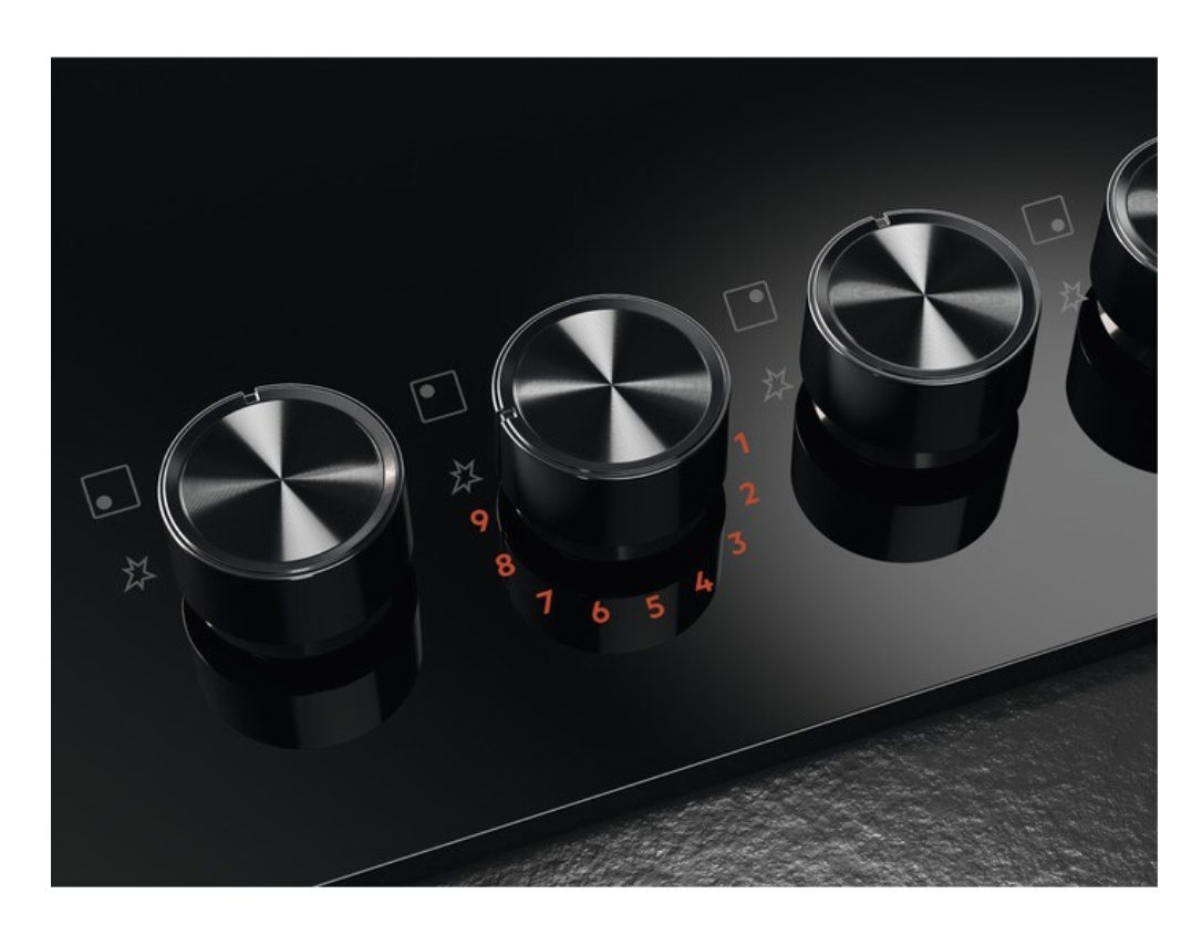 AEG HKB64453NB 8000 gaskookplaat - 60cm AEG HKB64453NB 8000 gaskookplaat - 60cm