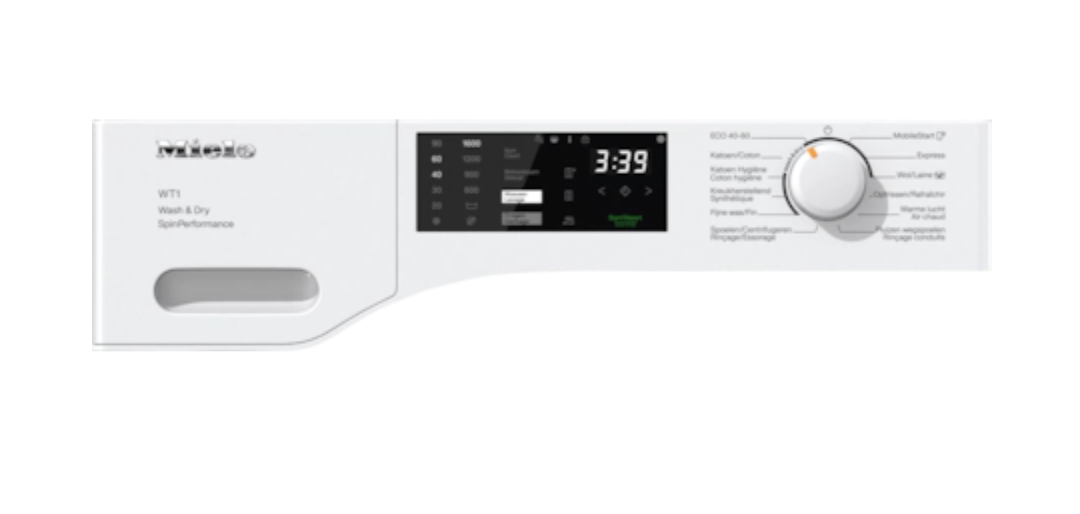 MIELE WTD280WCS STANDARD CHROME EDITION was- droogcombinatie MIELE WTD280WCS STANDARD CHROME EDITION was- droogcombinatie