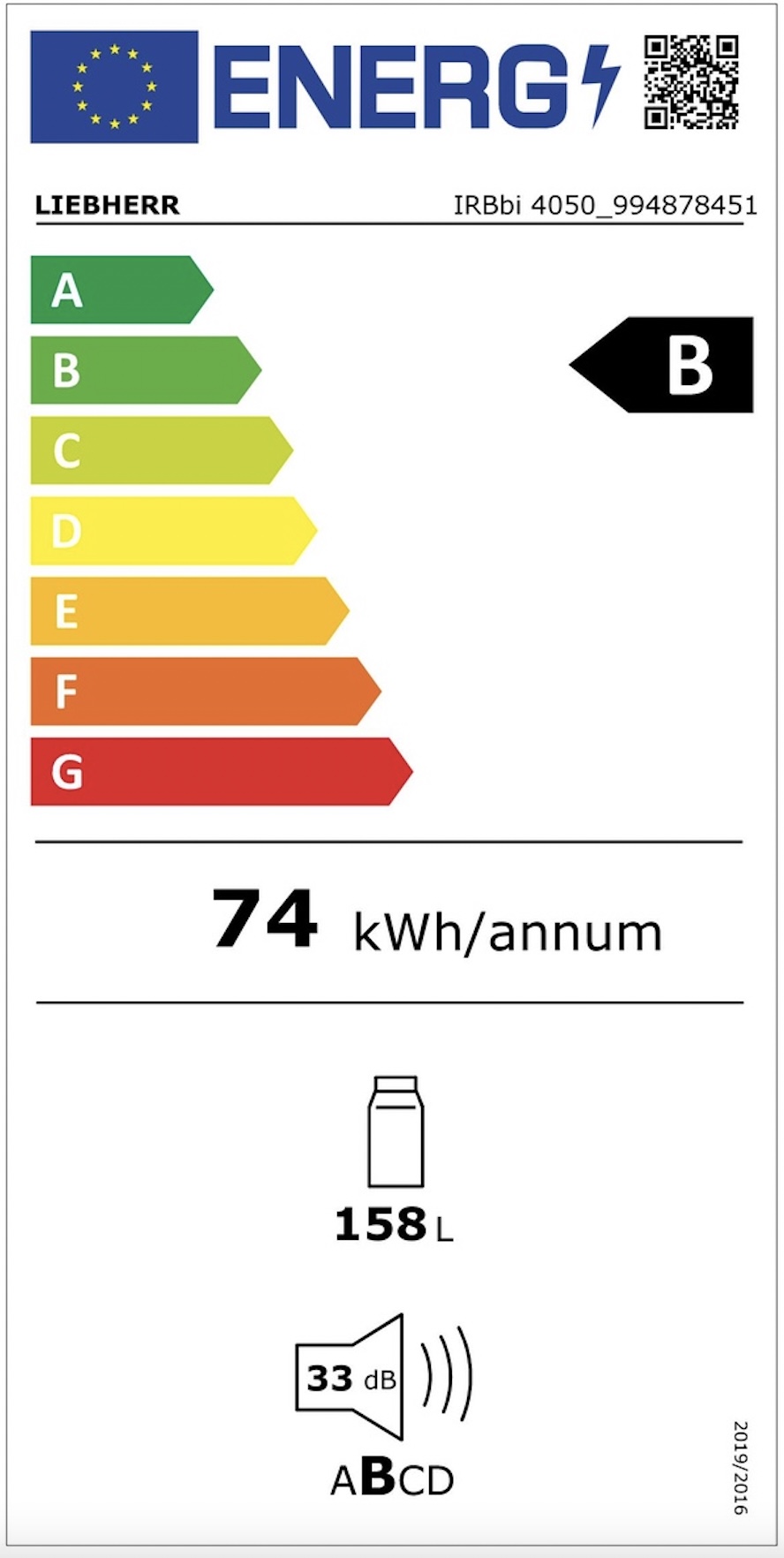 LIEBHERR IRBBI405022 koelkast zonder vriesvak - 102cm LIEBHERR IRBBI405022 koelkast zonder vriesvak - 102cm