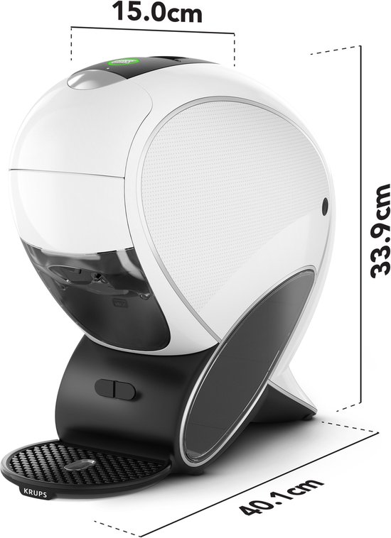 KRUPS YY5679FD NESCAFÉ Dolce Gusto NEO - Latte Koffiemachine - Wit KRUPS YY5679FD NESCAFÉ Dolce Gusto NEO - Latte Koffiemachine - Wit