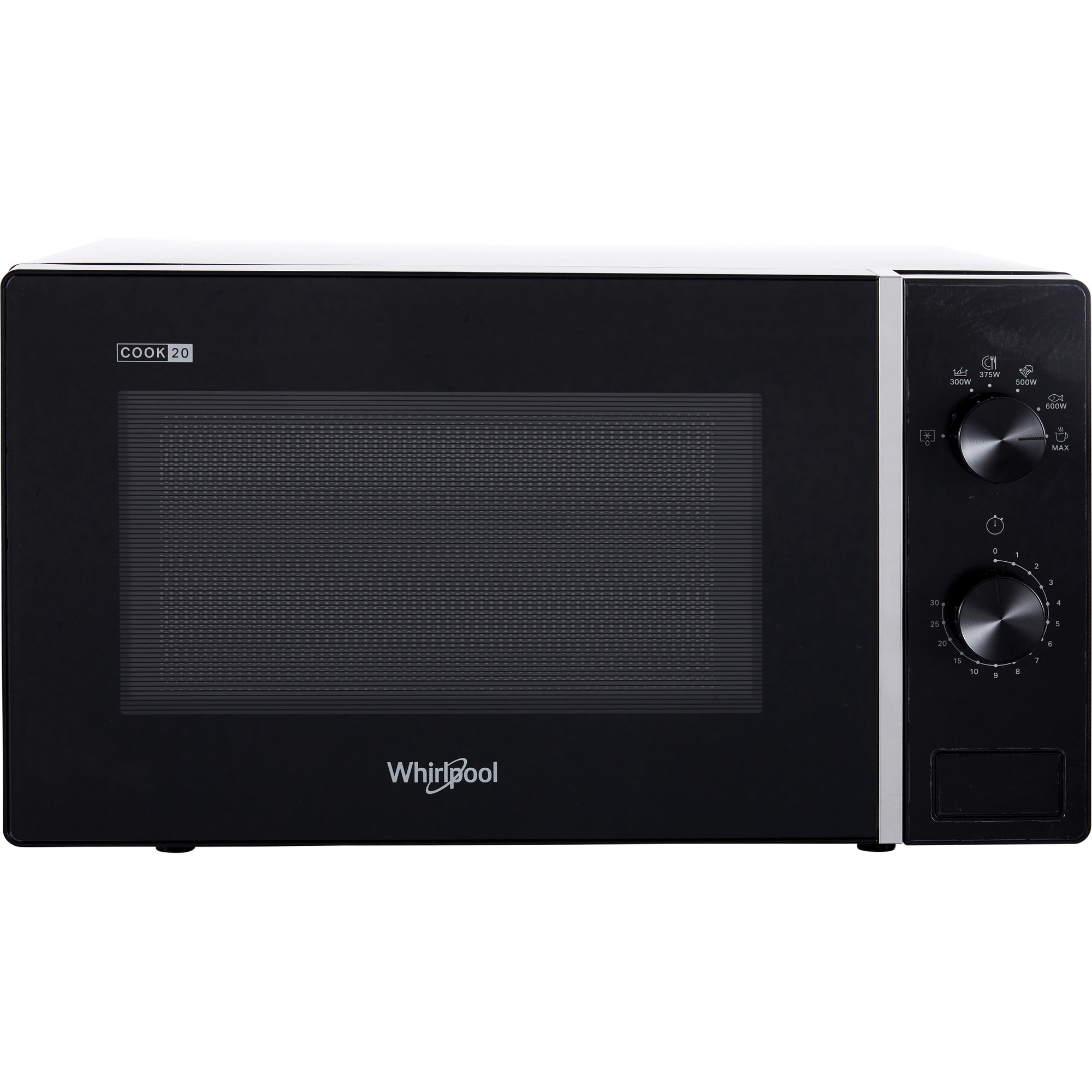 WHIRLPOOL MWP101B vrijstaande microgolfoven - 26cm WHIRLPOOL MWP101B vrijstaande microgolfoven - 26cm