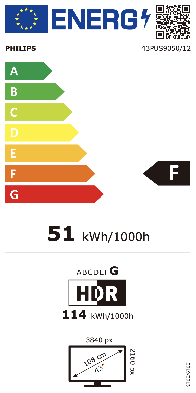 PHILIPS 43PUS9050/12 televisie 4K UHD - 43''