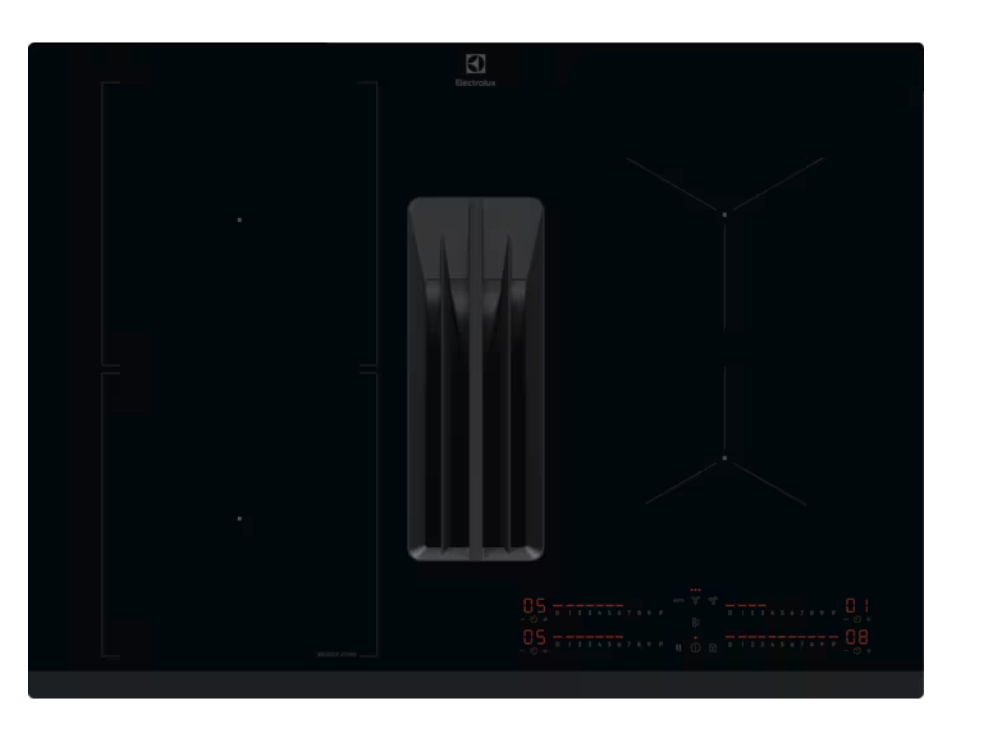 ELECTROLUX KCC73443 600 kookplaat met afzuiging - 70cm ELECTROLUX KCC73443 600 kookplaat met afzuiging - 70cm