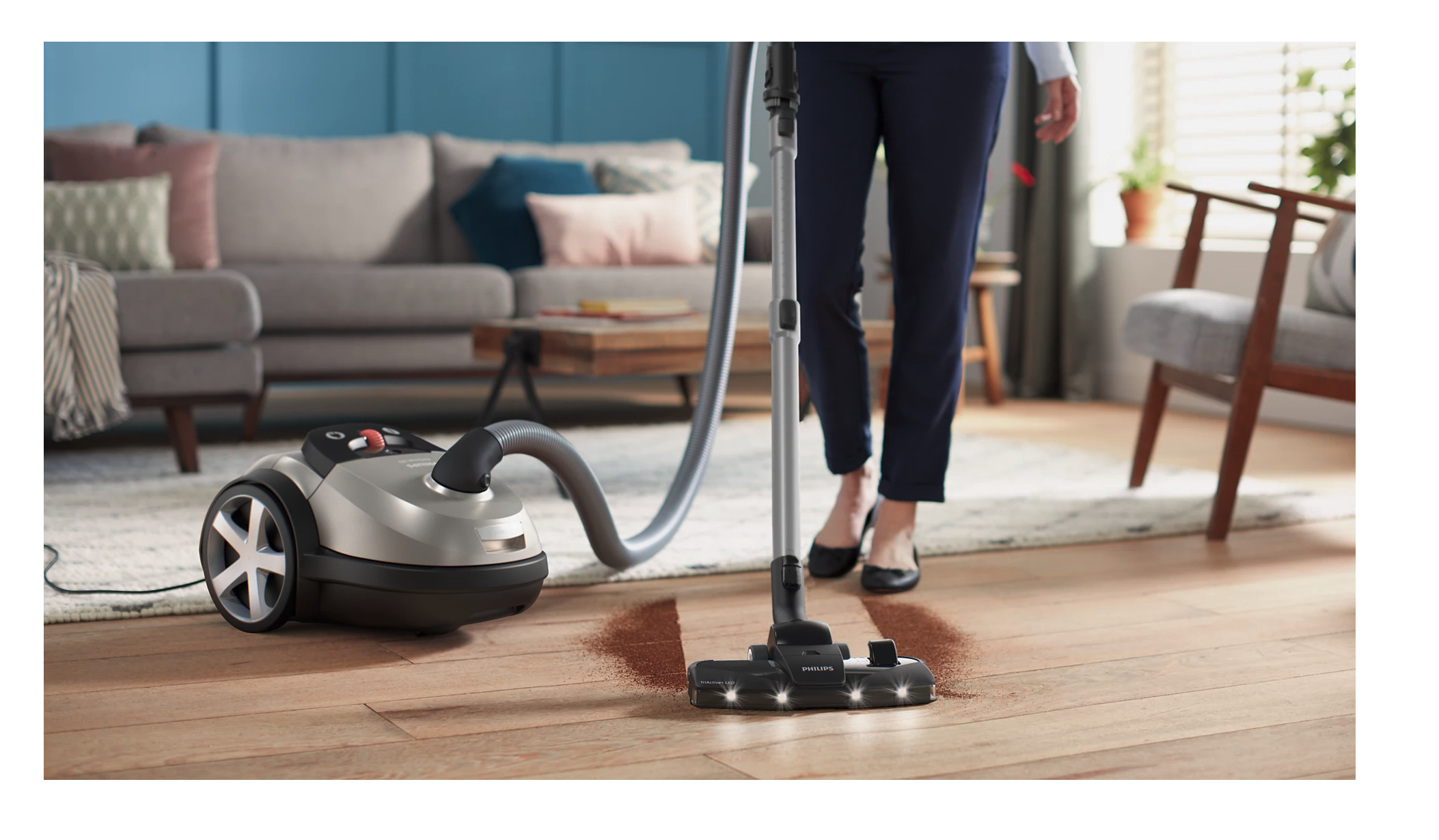 PHILIPS XD8152/12 stofzuiger met zak PHILIPS XD8152/12 stofzuiger met zak