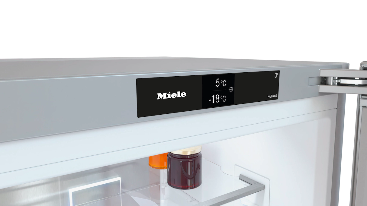 MIELE KFN4898ADBRWS vrijstaande koel-/vriescombinatie - 201cm