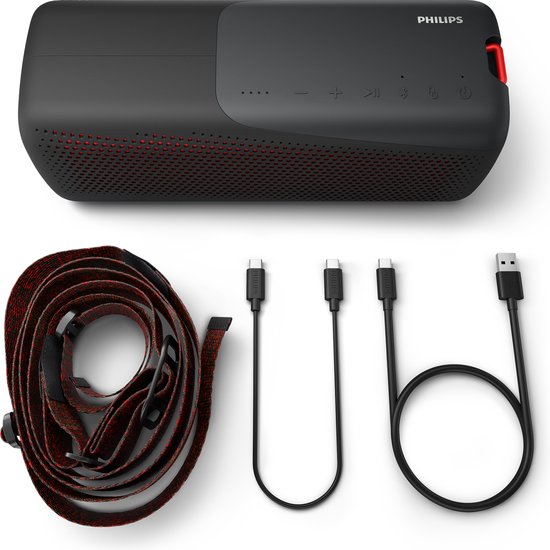 PHILIPS TAS7807B/00 Draagbare Bluetooth Speaker - Zwart PHILIPS TAS7807B/00 Draagbare Bluetooth Speaker - Zwart
