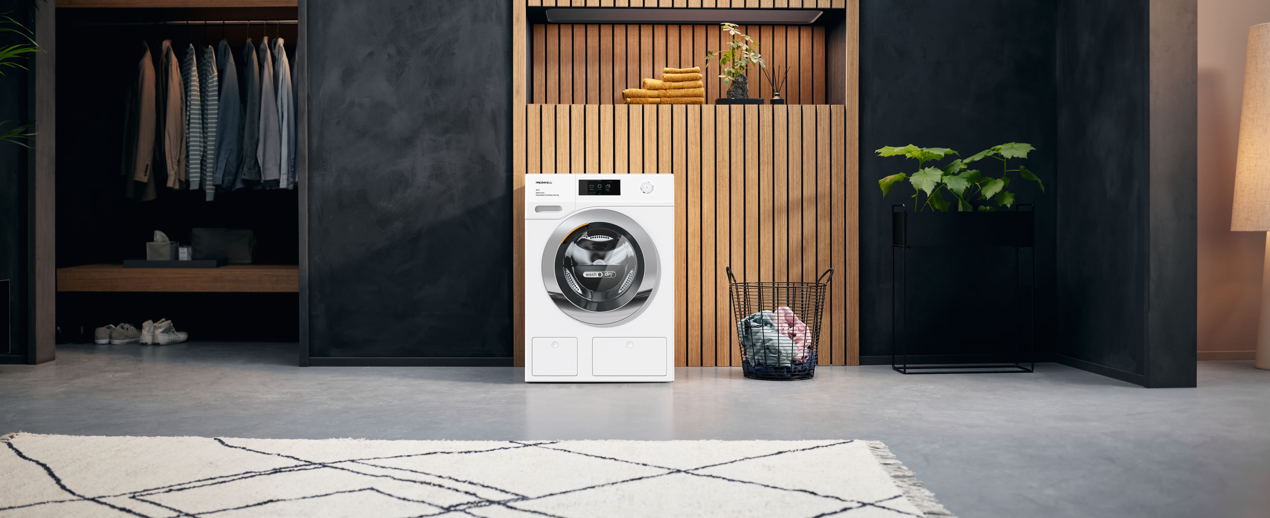 MIELE WTR870WPM STANDARD CHROME EDITION was- droogcombinatie
