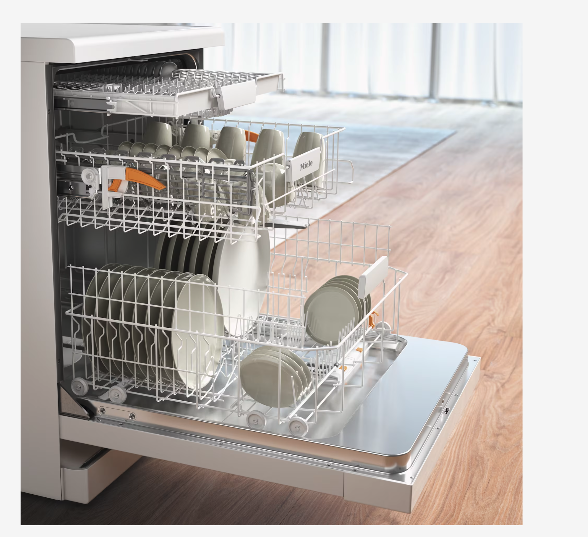 MIELE G5611SCACTIVEBW vrijstaande vaatwasser