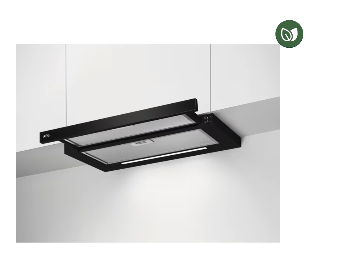 AEG DPE5660B 5000 telescopische dampkap - 60cm AEG DPE5660B 5000 telescopische dampkap - 60cm