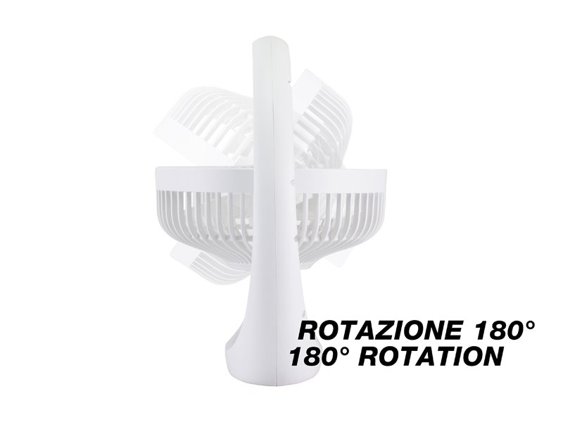 BEPER P206VEN425 Tafelventilator met USB-aansluiting en LEDverlichting