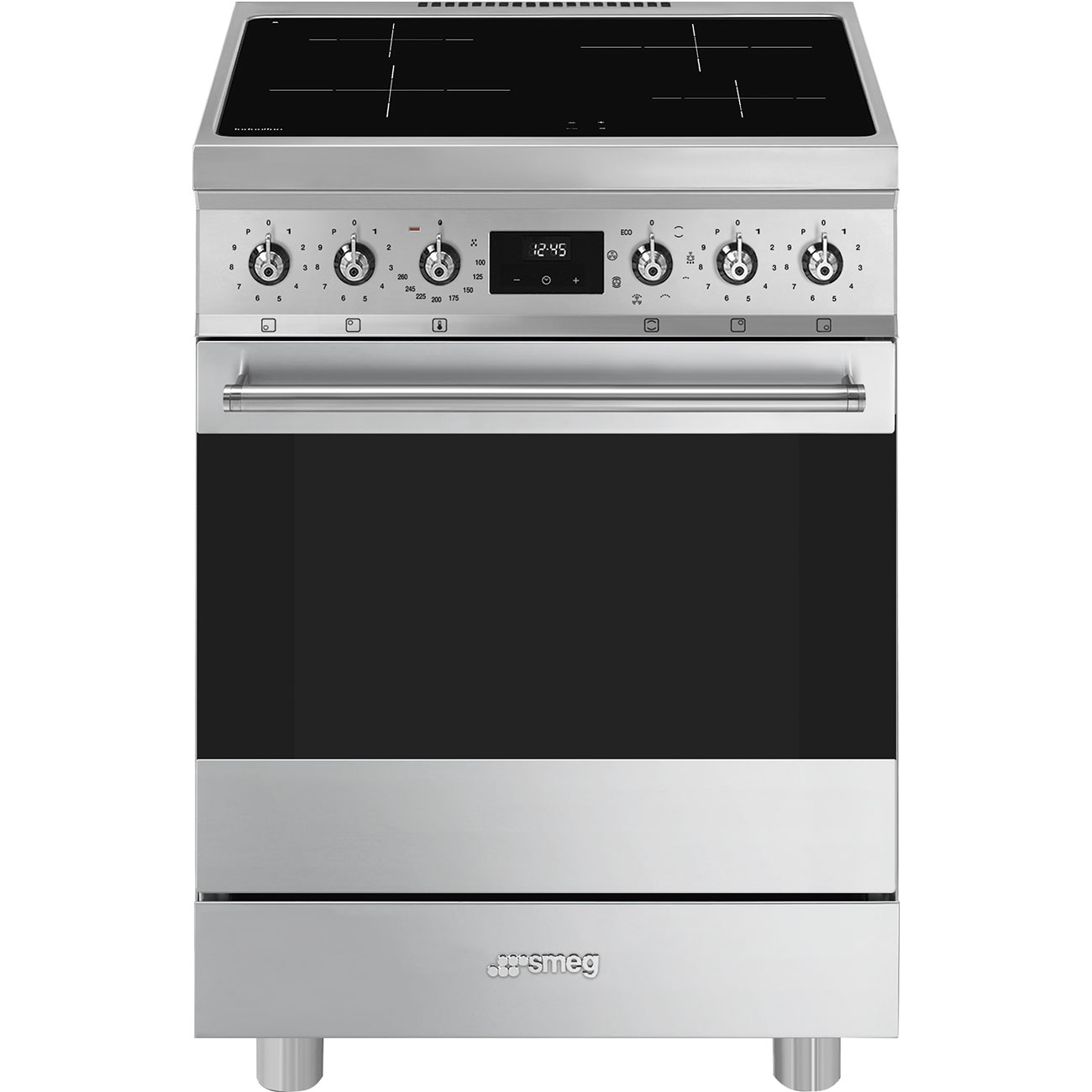 SMEG C6IMXM2 fornuis met inductie kookplaat - 60cm