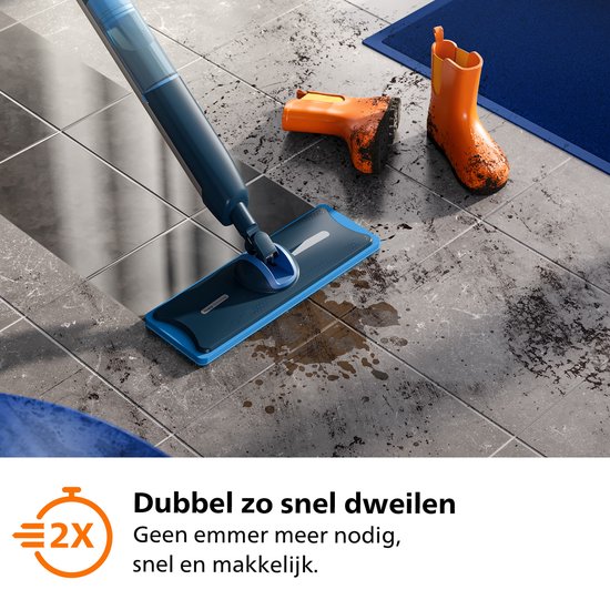 PHILIPS XV5113/01

 OneUp Elektrische Dweil 5000 series - Dweilsysteem - Vloerreiniger - Vuil water opzuigen - 2 standen - 70min dweilen - Geen emmer nodig