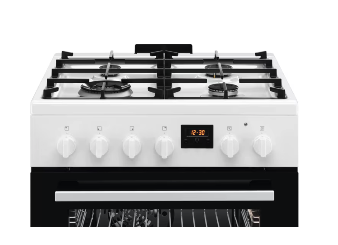 AEG CKB64413BW fornuis met gaskookplaat - 60cm AEG CKB64413BW fornuis met gaskookplaat - 60cm