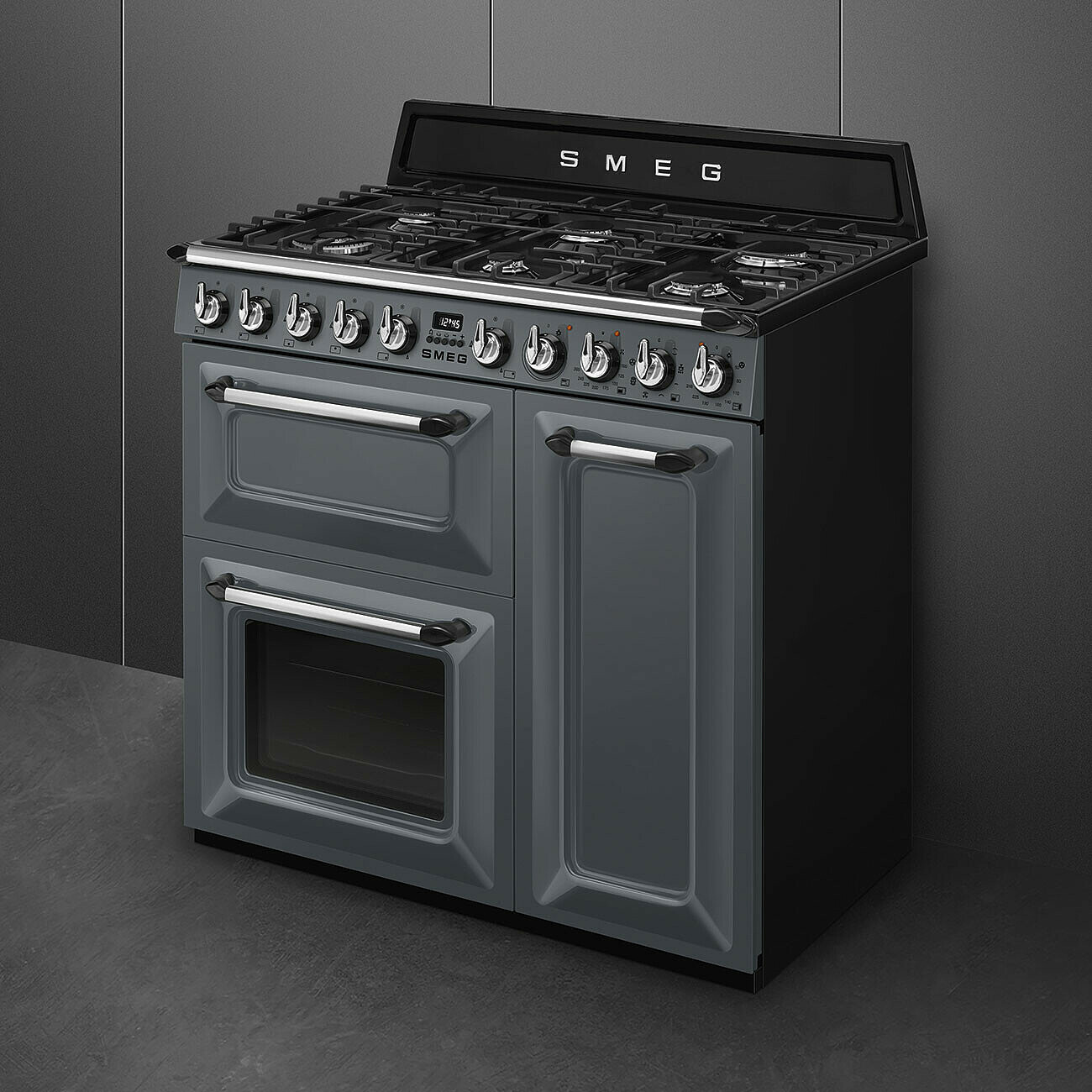 SMEG TR93GR fornuis met gaskookplaat - 90cm