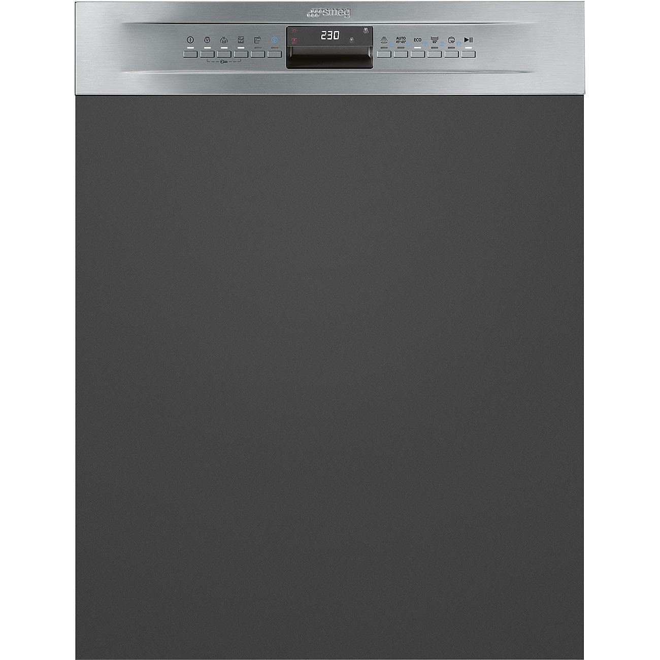 SMEG PL254CX vaatwasser met bedieningspaneel