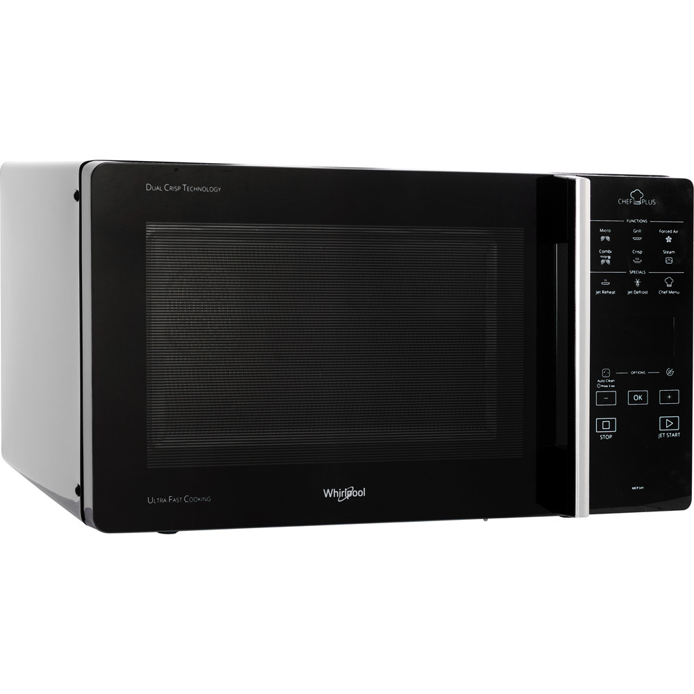 WHIRLPOOL MCP349BL vrijstaande microgolfoven - combi - 30cm