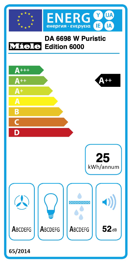 MIELE DA6698WBW wandschouwdampkap - 90cm