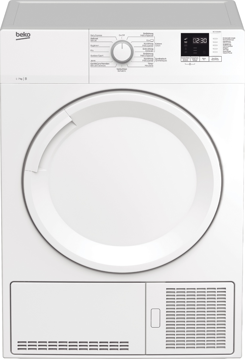 BEKO DC7230BX1 droogkast - condensdroger BEKO DC7230BX1 droogkast - condensdroger
