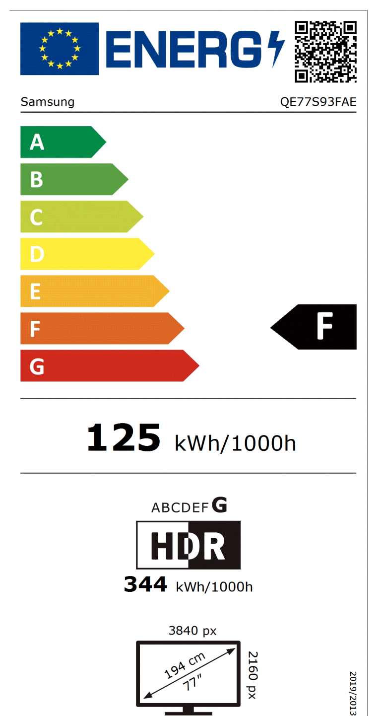 SAMSUNG QE77S93FAEXXN televisie 4K UHD - 77"