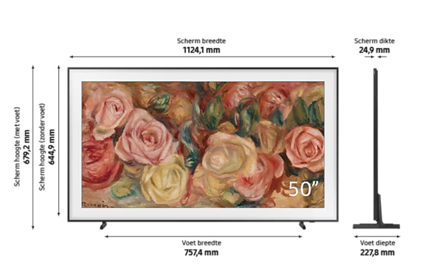 SAMSUNG QE50LS03DAUXXN televisie 4K UHD - 50" SAMSUNG QE50LS03DAUXXN televisie 4K UHD - 50"