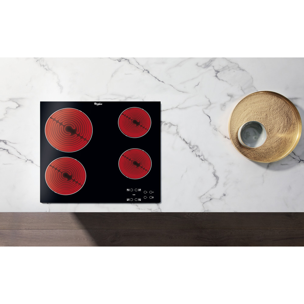 WHIRLPOOL AKT8090NE vitrokeramische kookplaat - 58cm