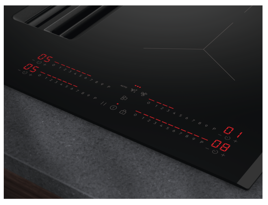 AEG TCH74B01FB 6000 kookplaat met afzuiging - 70cm AEG TCH74B01FB 6000 kookplaat met afzuiging - 70cm