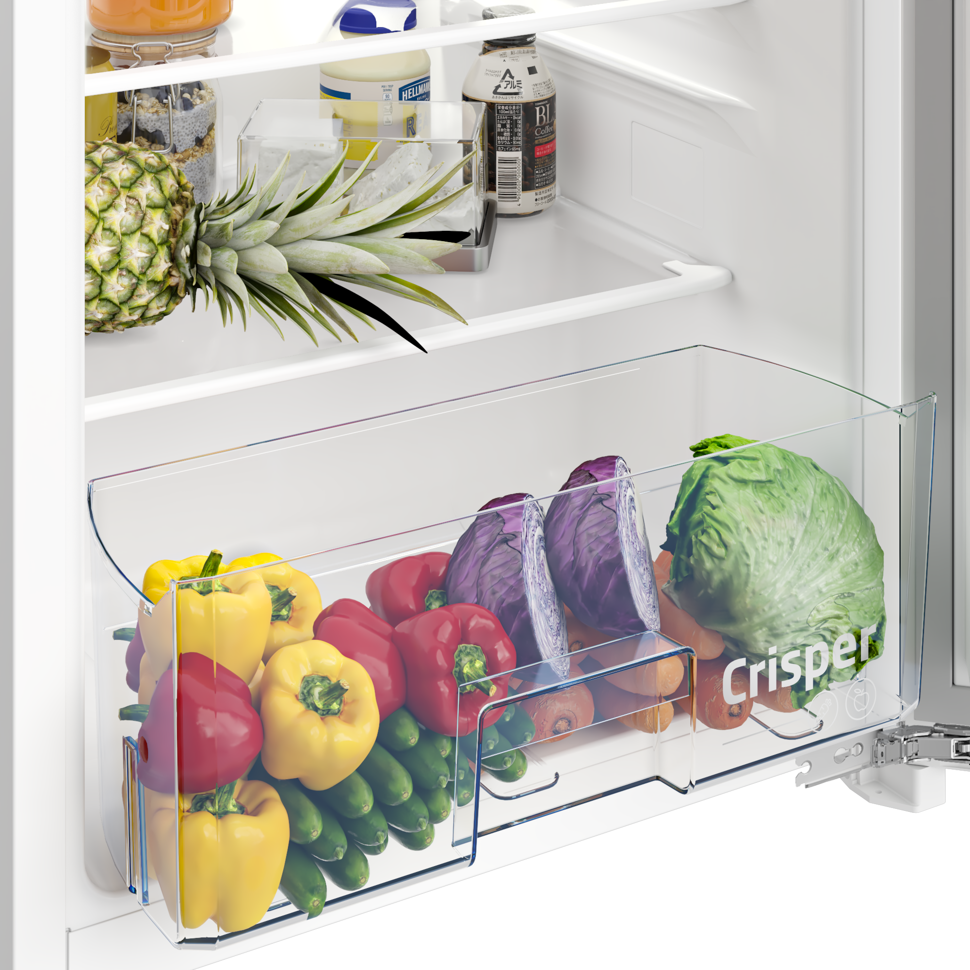 BEKO TSE1284N onderbouw koelkast met vriesvak BEKO TSE1284N onderbouw koelkast met vriesvak