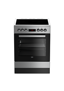 BEKO FSM67320GXS fornuis met keramische kookplaat - 60cm BEKO FSM67320GXS fornuis met keramische kookplaat - 60cm