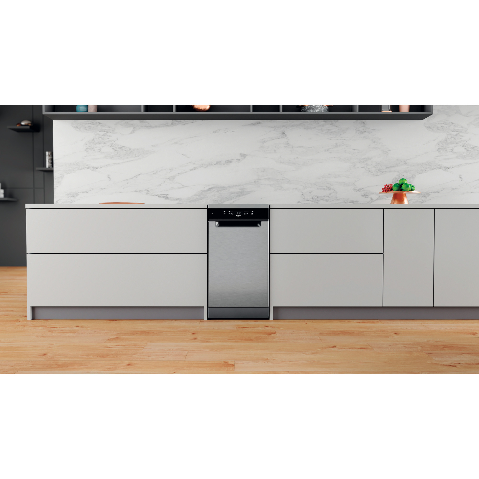 WHIRLPOOL WSFC3M27X vrijstaande vaatwasser