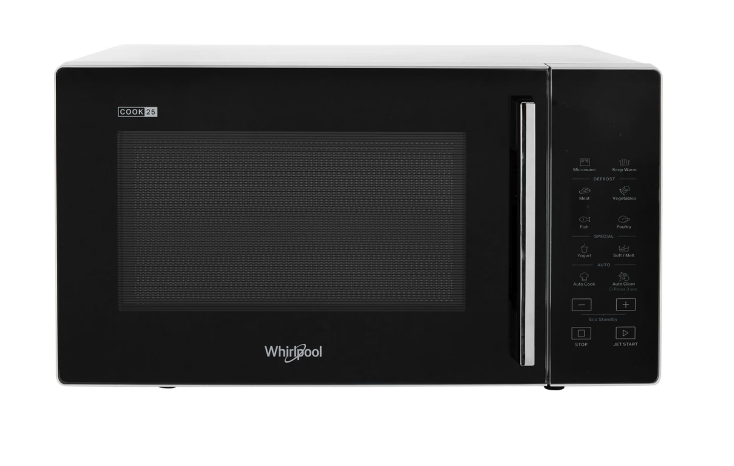 WHIRLPOOL MWP251SB vrijstaande microgolfoven - 28cm
