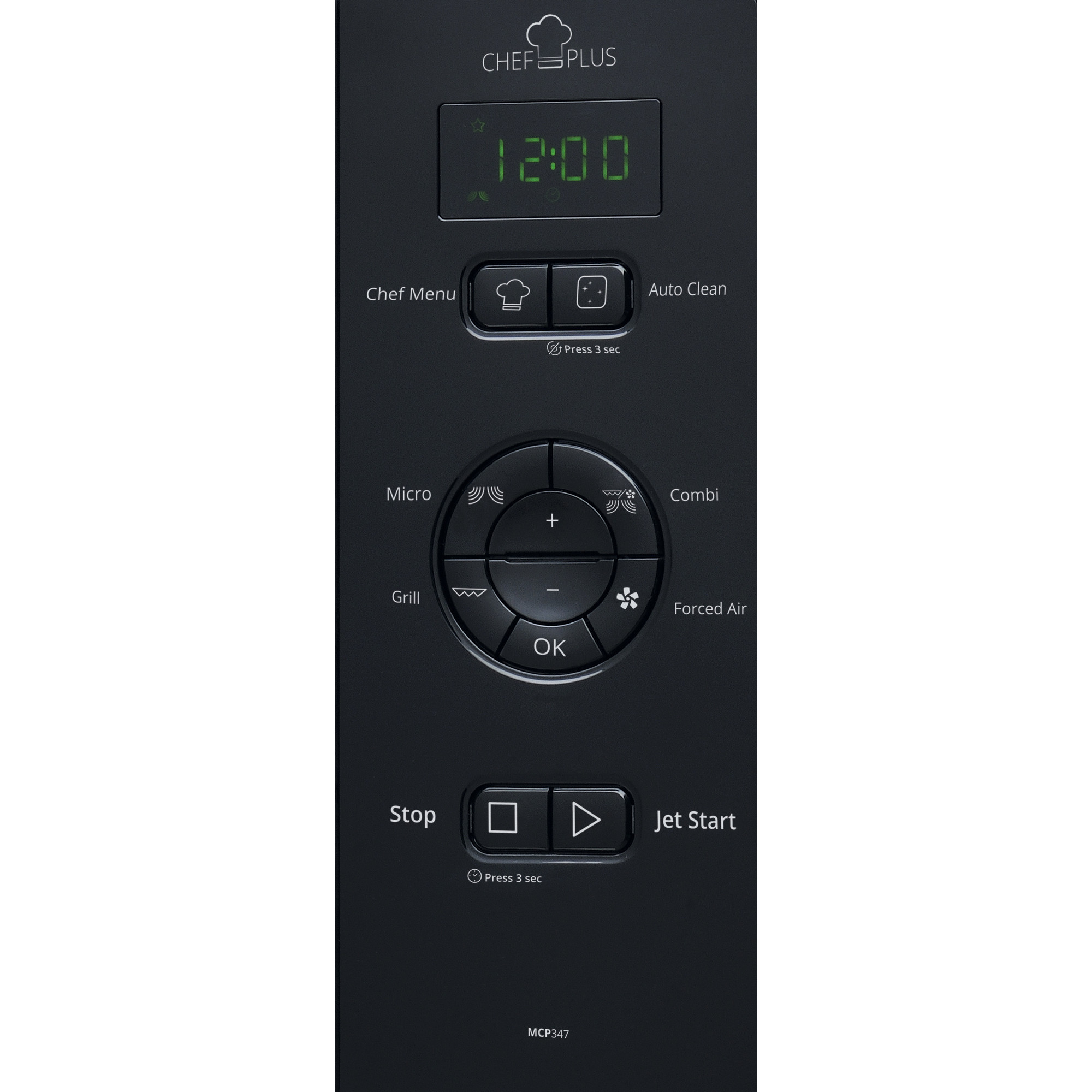 WHIRLPOOL MCP347BL microgolfoven - combi - 31cm