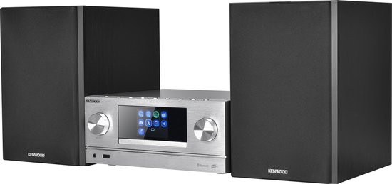 KENWOOD M-9000S-S Smart Wifi Micro Hifi-Systeem - Zilver KENWOOD M-9000S-S Smart Wifi Micro Hifi-Systeem - Zilver