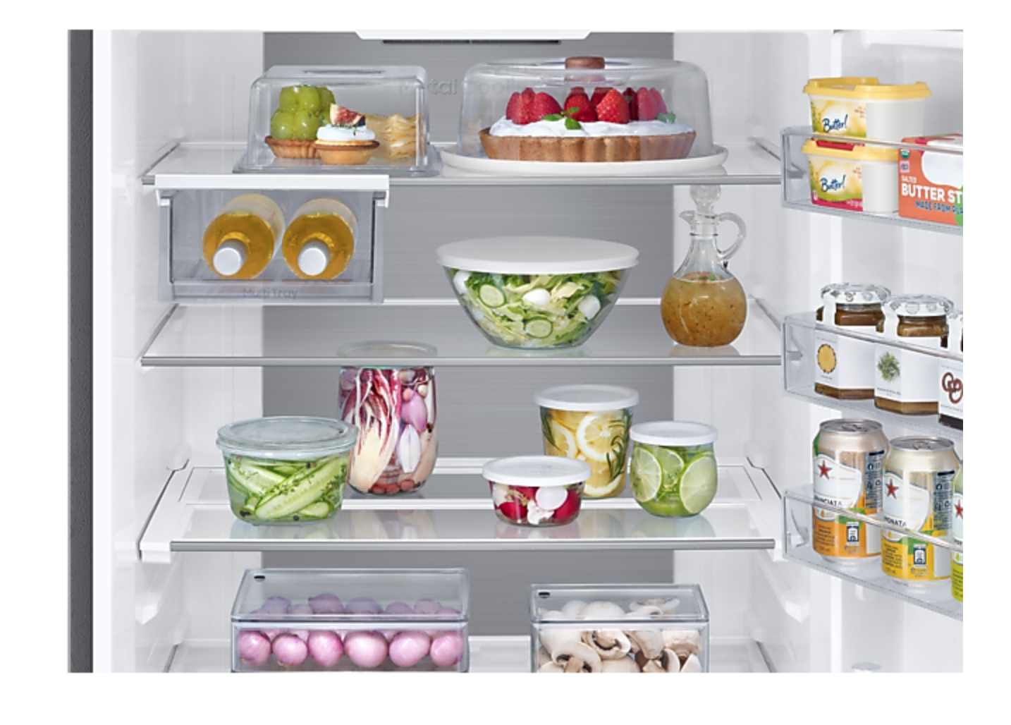 SAMSUNG RB53DG706AB1EF vrijstaande koel-/vriescombinatie - 203cm