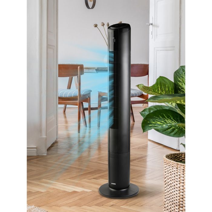 DOMO  DO8153 Kolomventilator met sfeerlicht – 5 snelheden – 4 functies – 105 cm hoogte