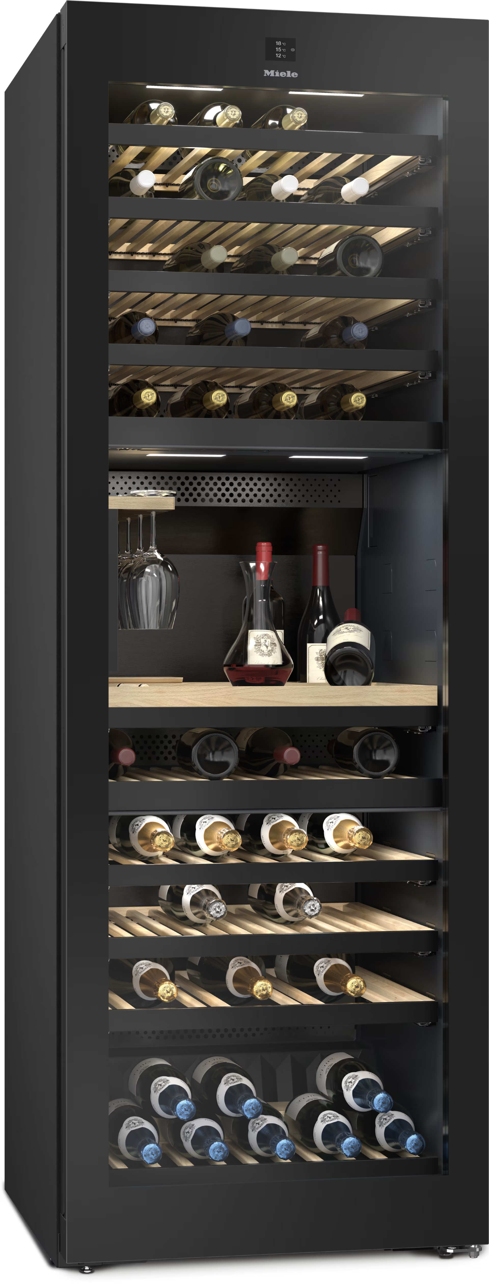 MIELE KWT4999FOBSW vrijstaande wijnklimaatkast