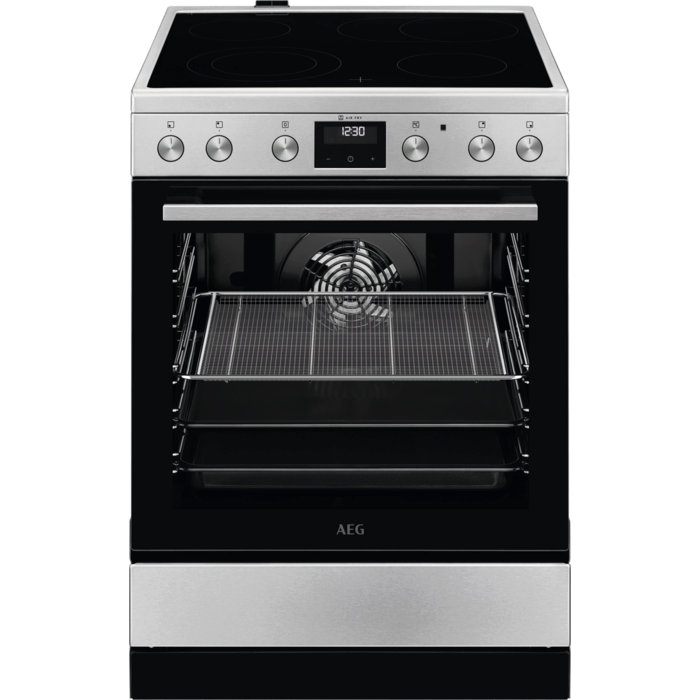 AEG CCB6649ABM fornuis met keramische kookplaat - 60cm AEG CCB6649ABM fornuis met keramische kookplaat - 60cm
