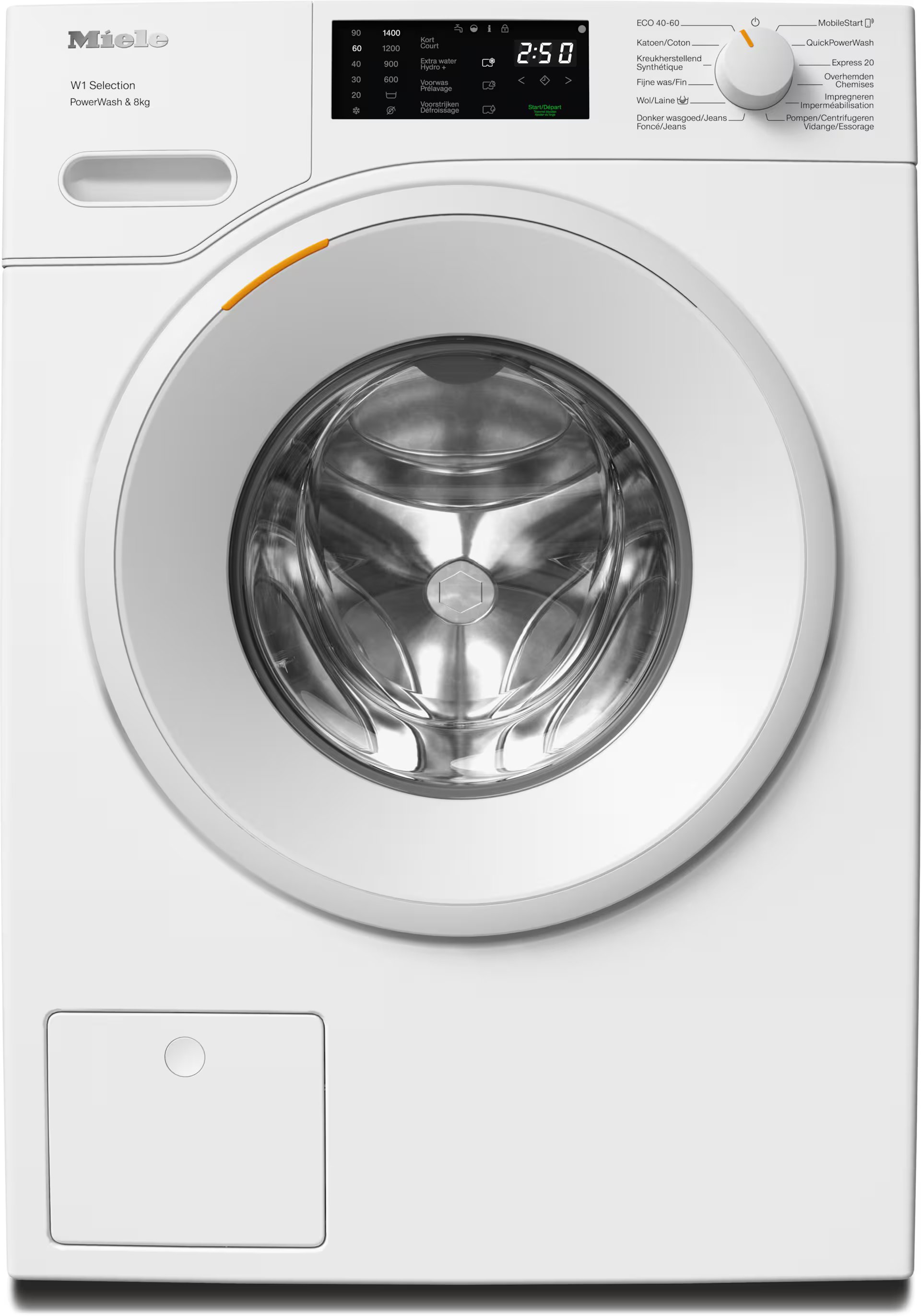 MIELE WSB363WCS SELECTION WHITE EDITION wasmachine MIELE WSB363WCS SELECTION WHITE EDITION wasmachine