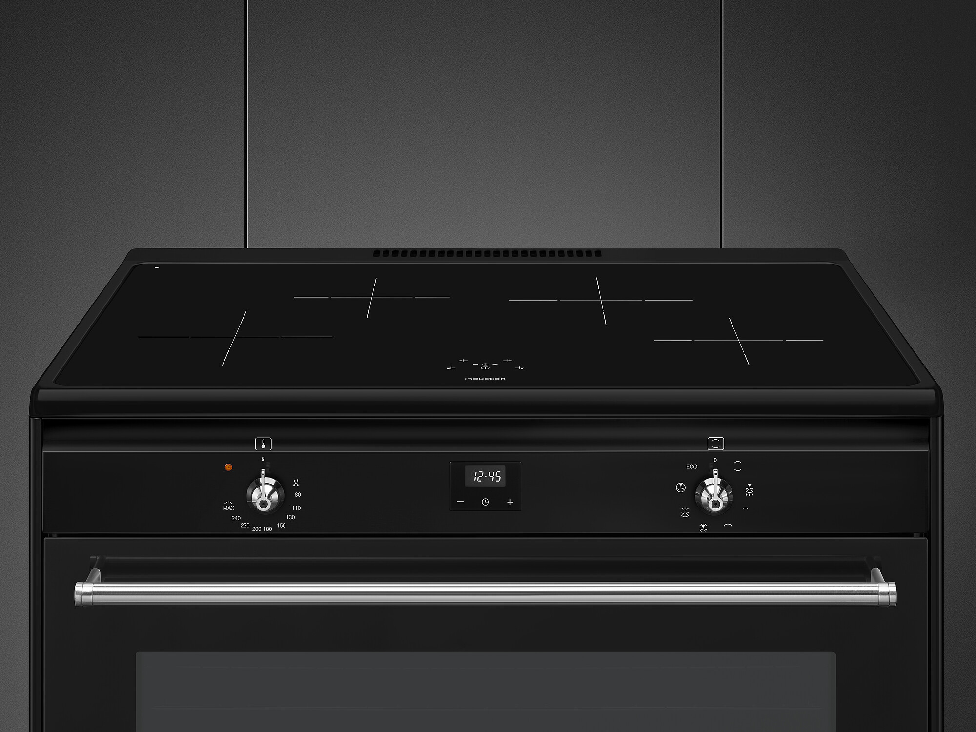 SMEG CX91IMBL fornuis met inductie kookplaat 