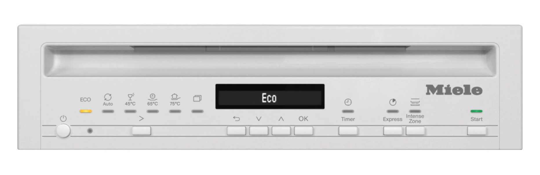 MIELE G5740SCIBW vaatwasser met bedieningspaneel MIELE G5740SCIBW vaatwasser met bedieningspaneel