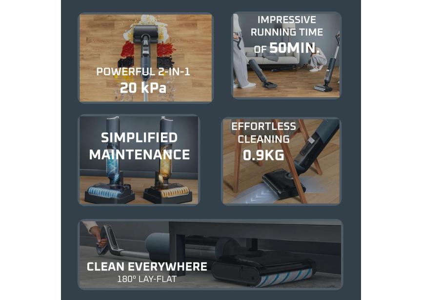 ROWENTA GZ5436E0 Vloerreiniger 2-in1 X-Clean 5 Pro 