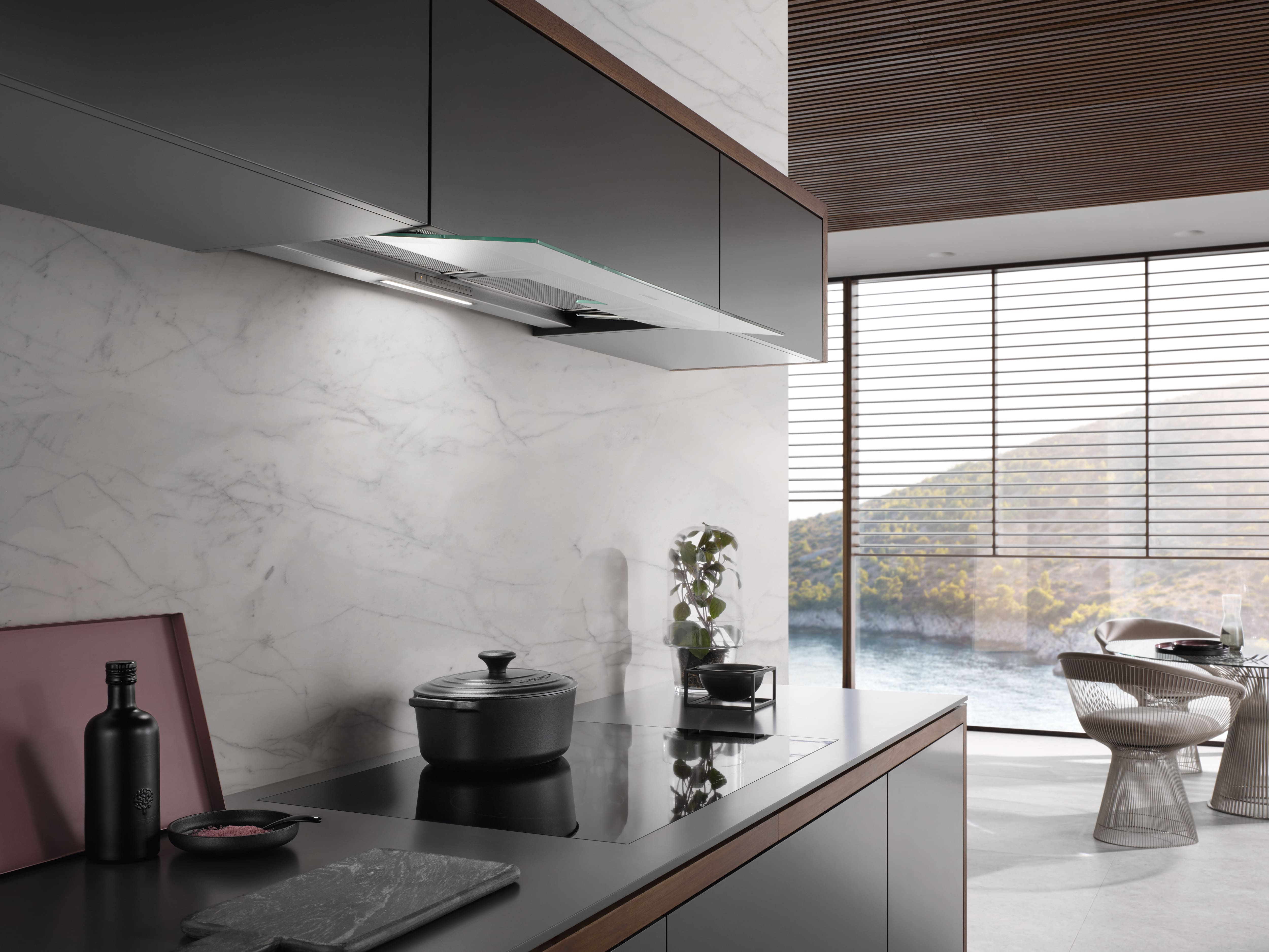 MIELE DAS4940GLTR telescopische dampkap - 90cm