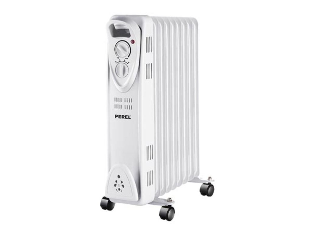 PEREL TC78009N Olieradiator - 2000W - 9 ribben PEREL TC78009N Olieradiator - 2000W - 9 ribben